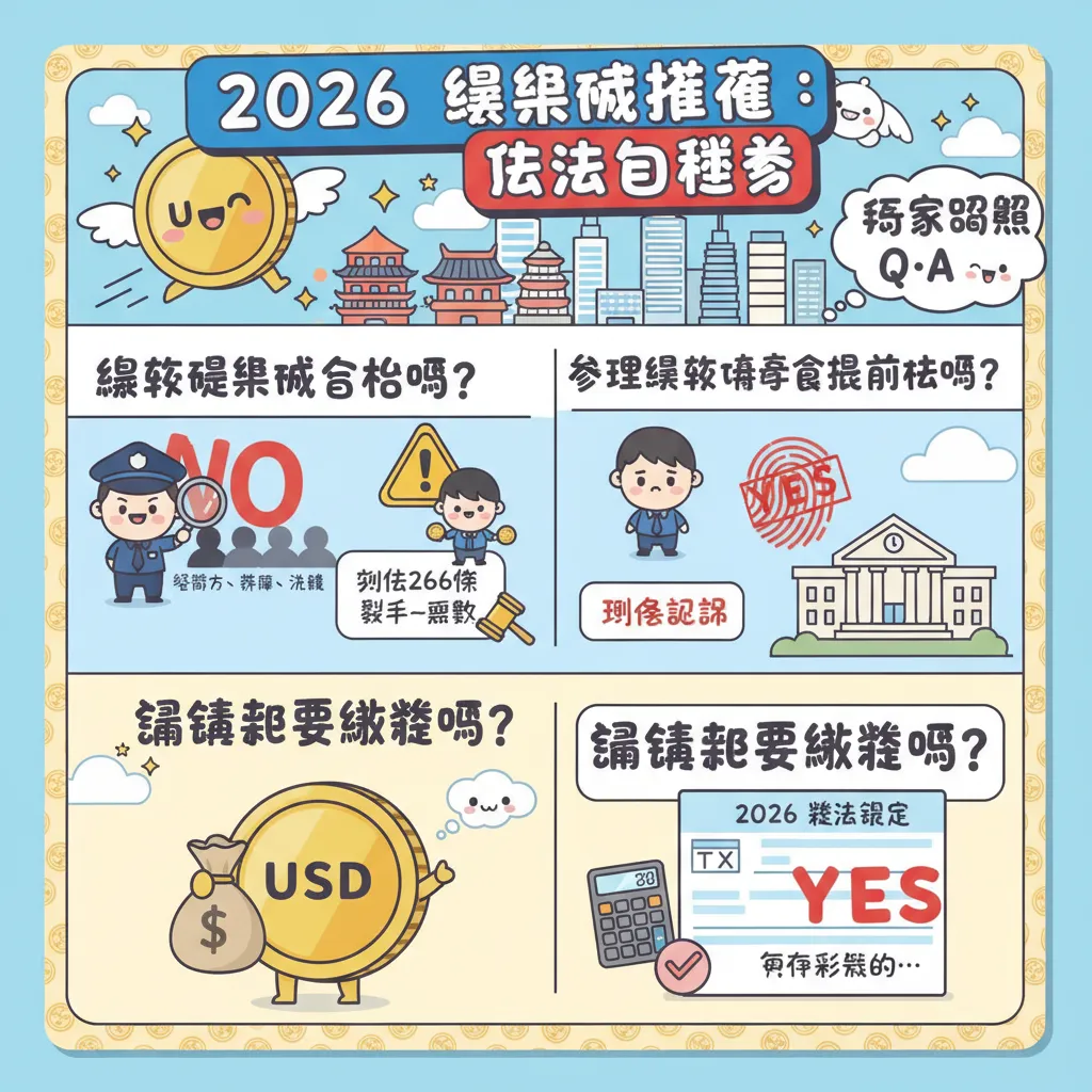 2026年娛樂城常見問題：合法性、稅務、洗錢風險與沉迷防治一次解答